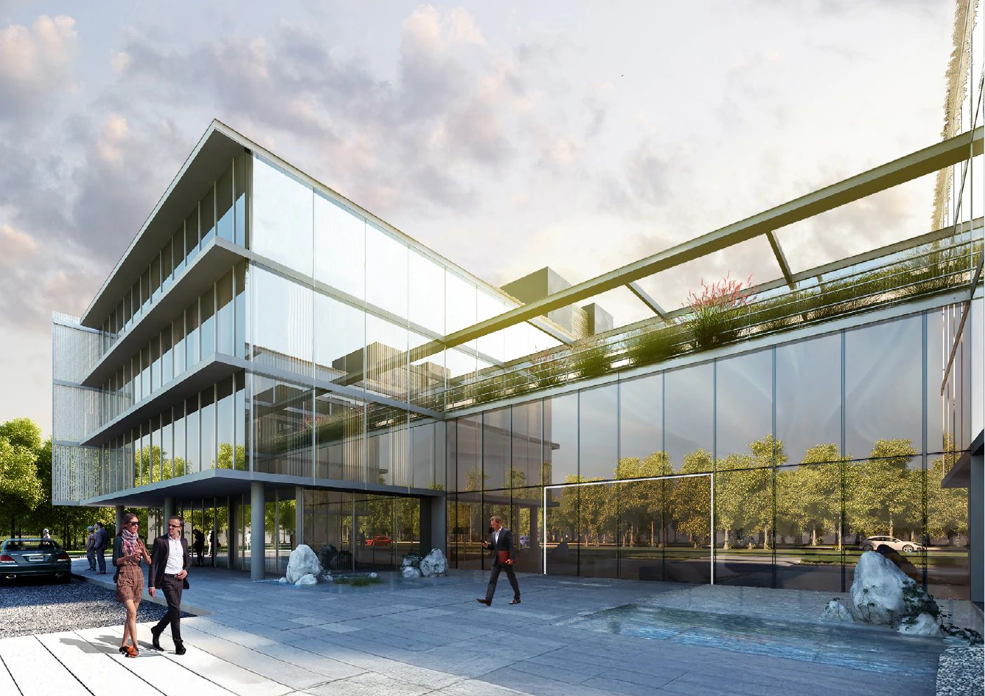 Архитектура корпоративного комплекса Carrasco Hub