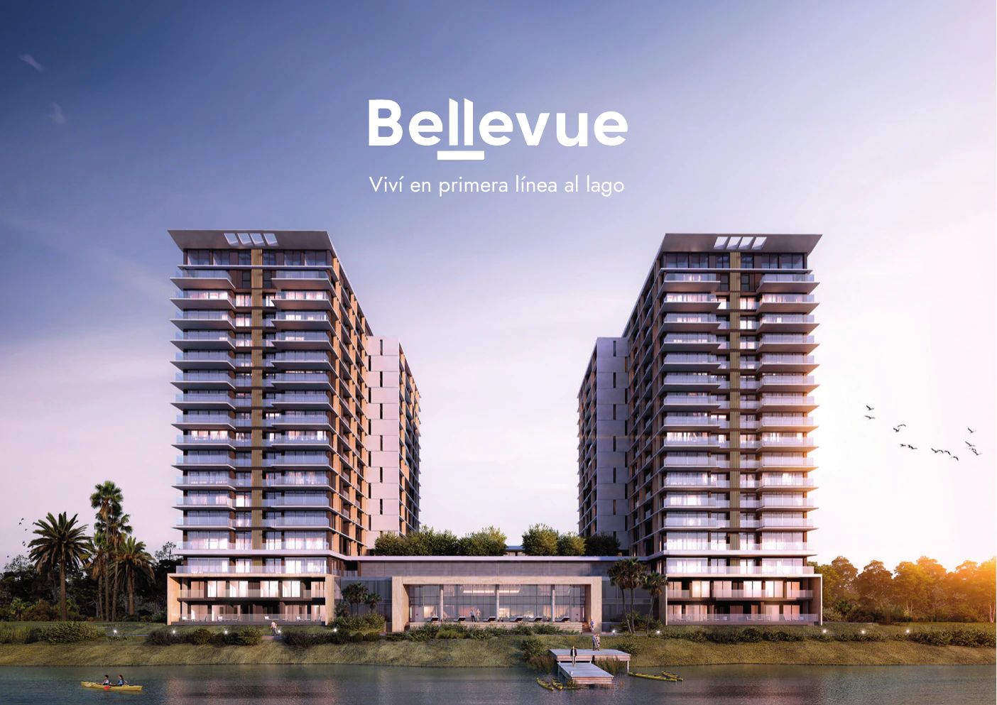 Две жилые башни BELLEVUE на берегу Lago Calcagno